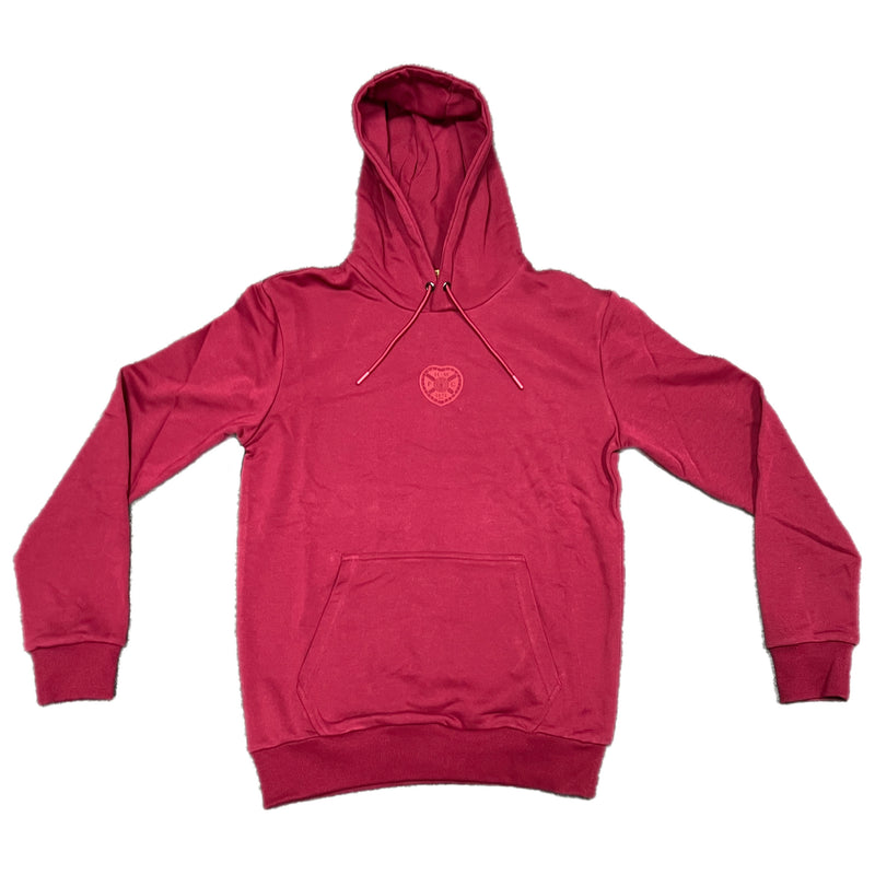 Premium Maroon Hoodie with Maroon Crest