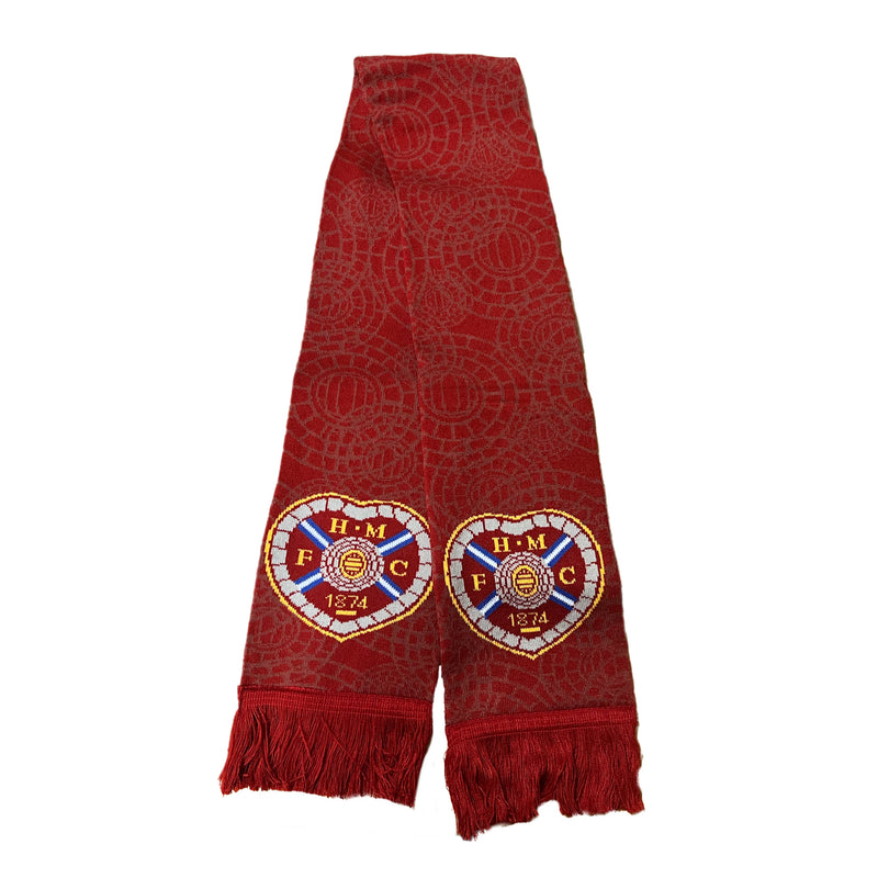 24/25 Maroon Multi Crested Scarf
