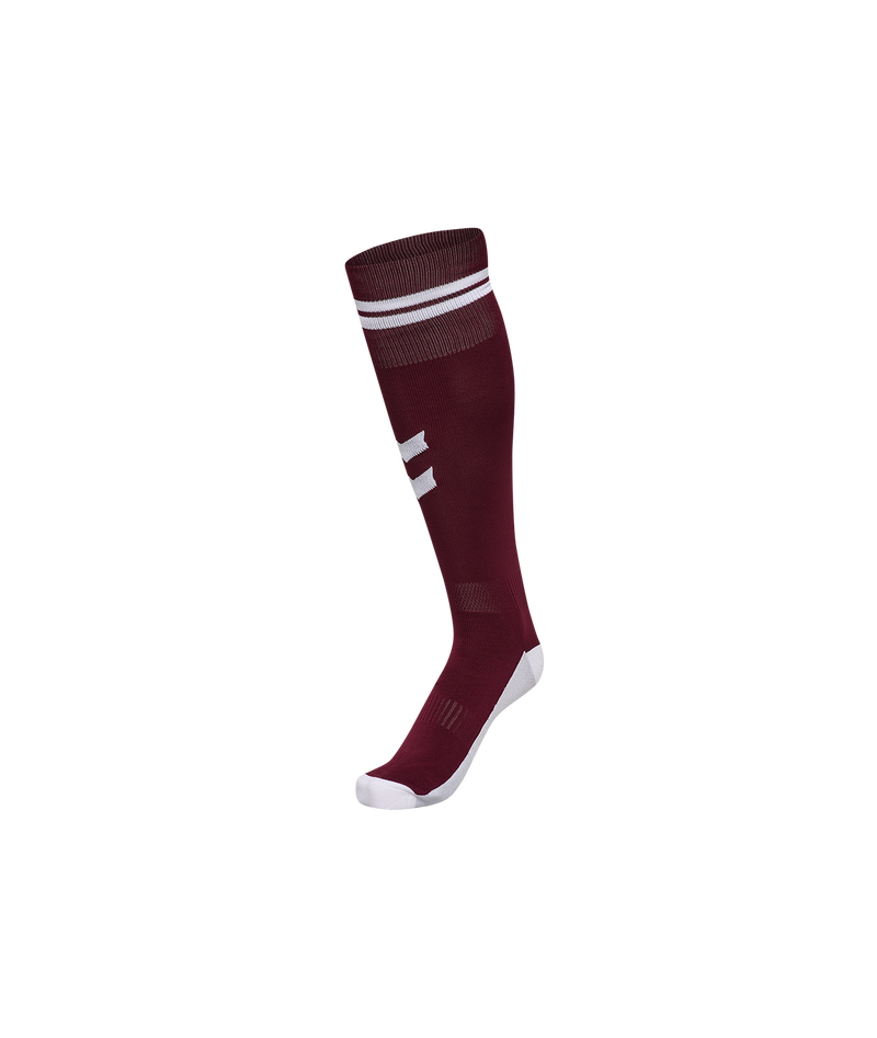 25/26 HOME SOCK - ADULT - MAROON/WHITE