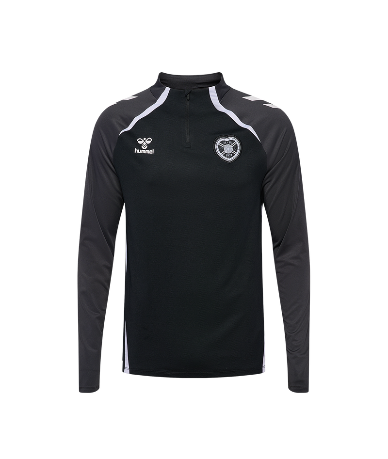 25/26 hmlLEAD 2.0 HALF ZIP ADULT - BLACK/ASPHALT (Training)