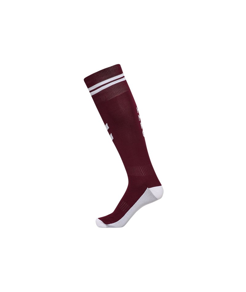 25/26 HOME SOCK - ADULT - MAROON/WHITE