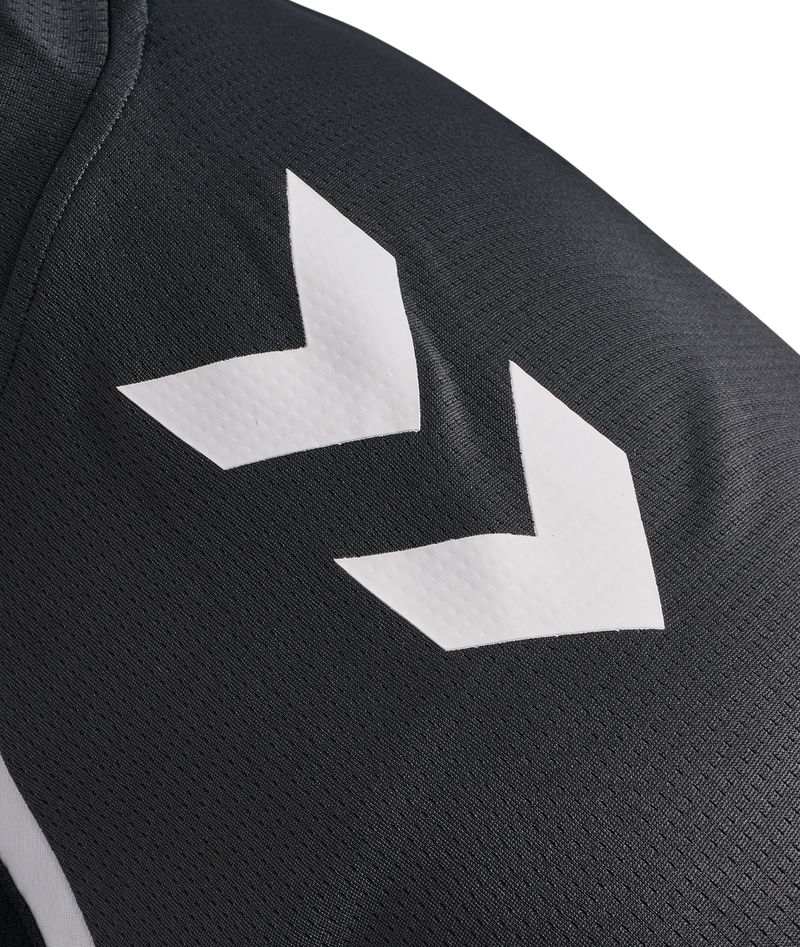 25/26 hmlLEAD 2.0 POLO ADULT - BLACK/ASPHALT (Training)