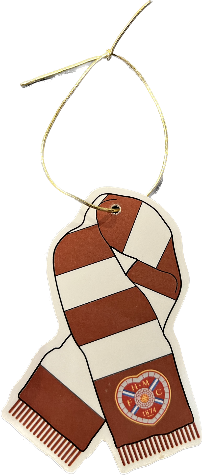 Wooden Tree Decoration - Scarf