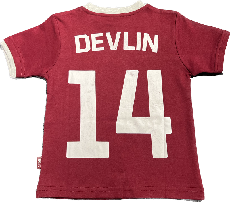 2024 Kids Maroon/ Grey Devlin T-Shirt