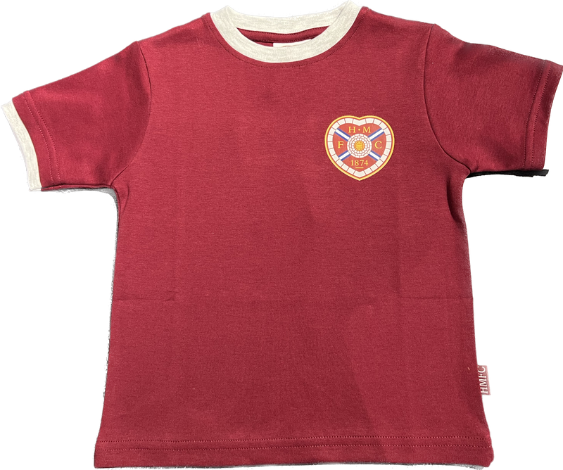 2024 Kids Maroon/ Grey Devlin T-Shirt