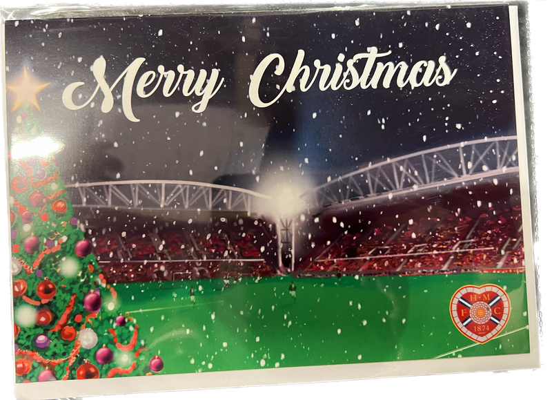 Tynecastle & Xmas Tree Card