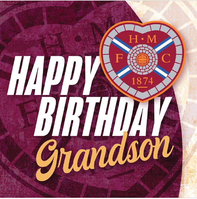 FB13 Family Birthday Crest Card - Grandson