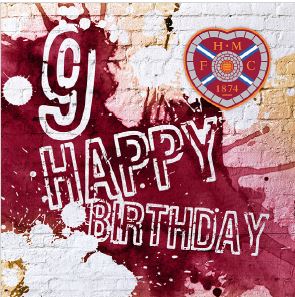 NB9 Age Birthday Splat Card - 9