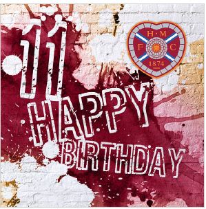 NB11 Age Birthday Splat Card - 11