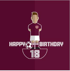 NB29 Age Birthday Footy Figure Card - 18