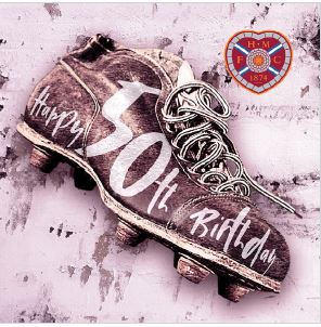 NB33 Age Birthday Retro Boot Card - 50