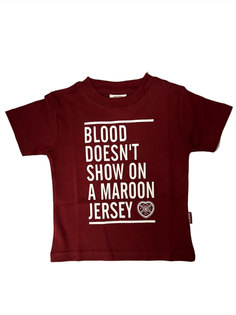 2024/25 Maroon Kid's T-Shirt - Blood doesn't show