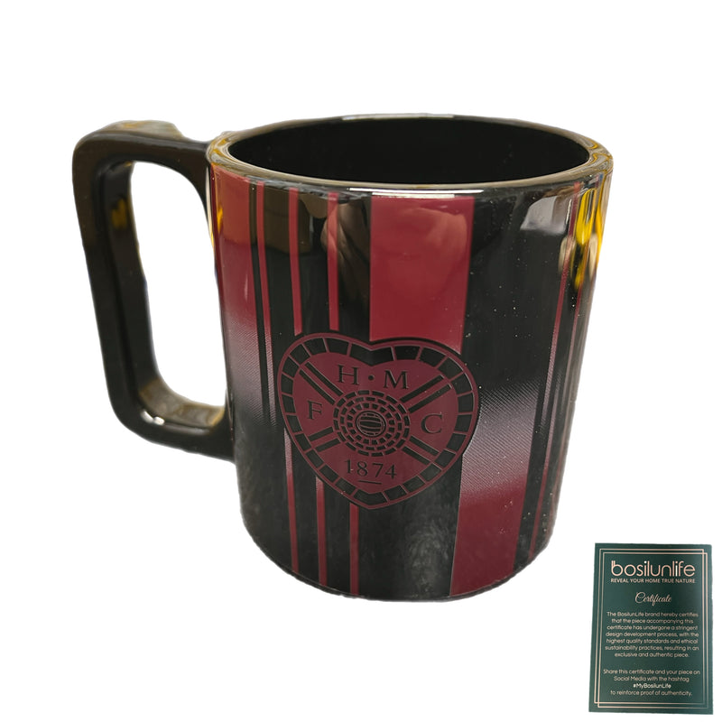 Coffee Cup/Mug Maroon/Black