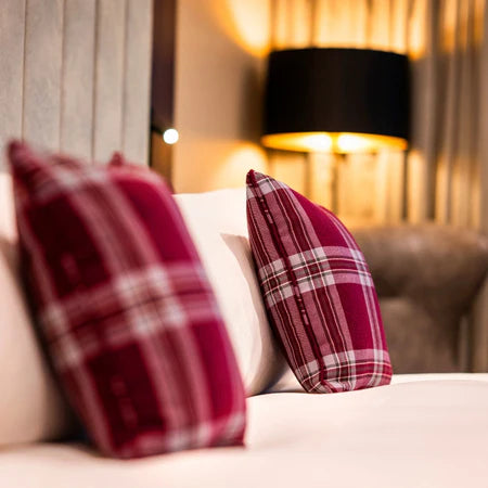 Tynecastle Park Tartan Cushion