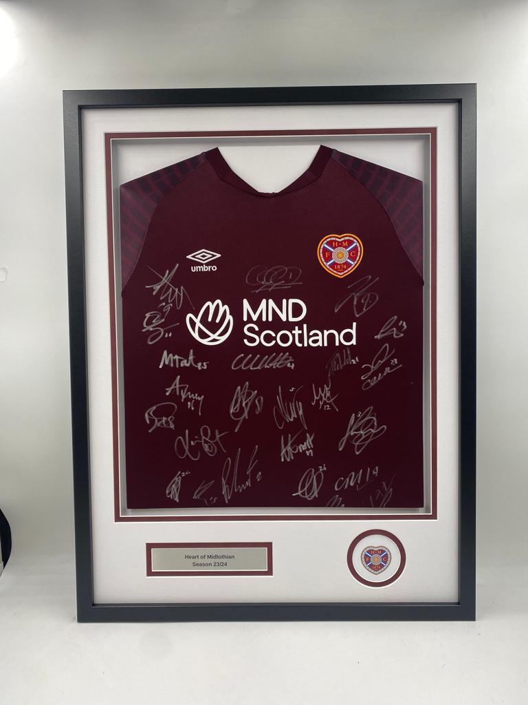 HMFC 23/24 Signed Home Top (framed)