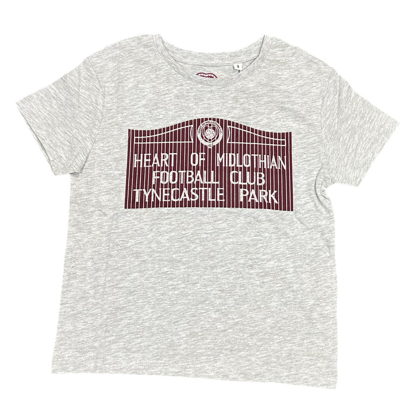 Tynecastle Park Sign T-Shirt, Youth (Grey)