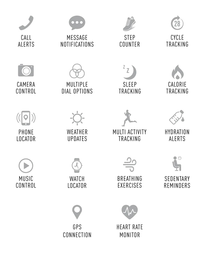 Reflex Active Smart Watch - Maroon