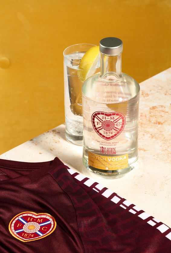 Hearts X Two Birds British Vodka