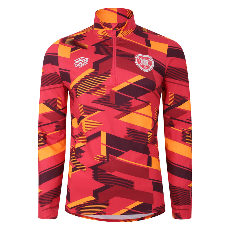 23/24 Warm Up Mid-Layer Youth (Teaberry/Claret/Orange)