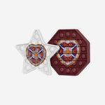 2 PACK OCTAGON &  STAR PUSH-ITZ FIDGET