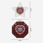 2 PACK OCTAGON &  STAR PUSH-ITZ FIDGET