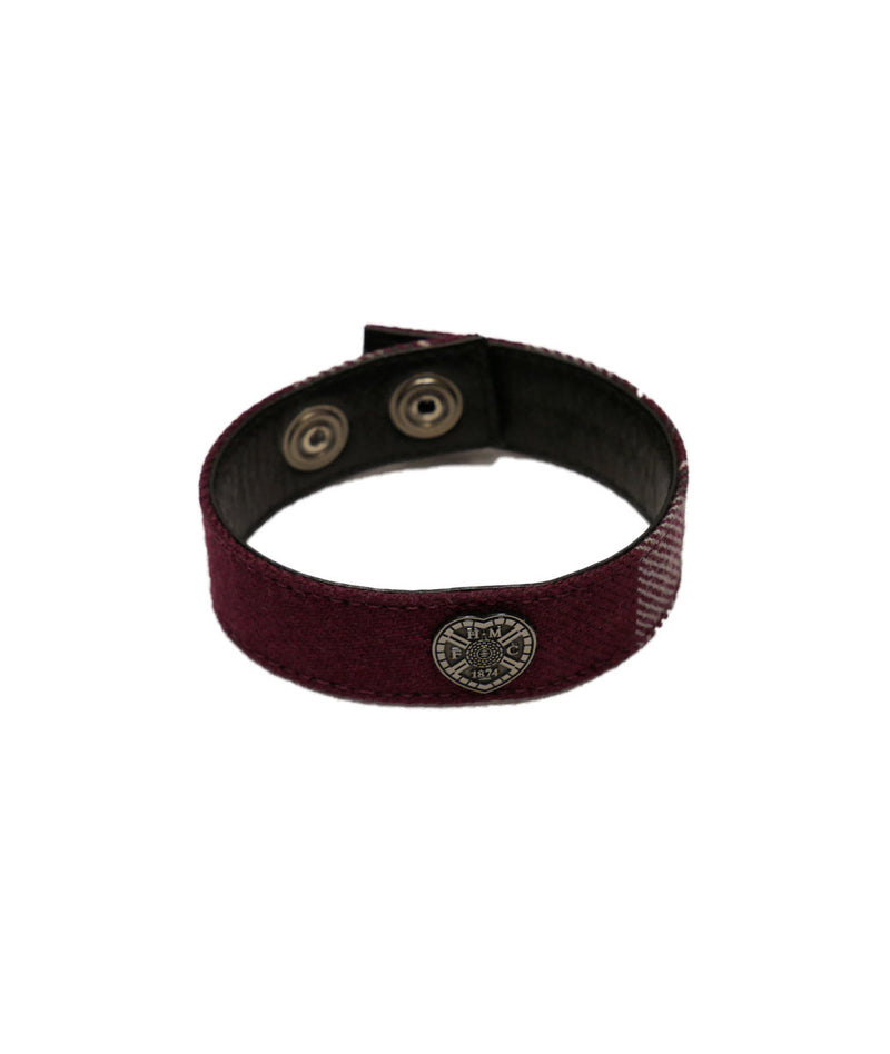 Tynecastle Park Tartan Wrist Band