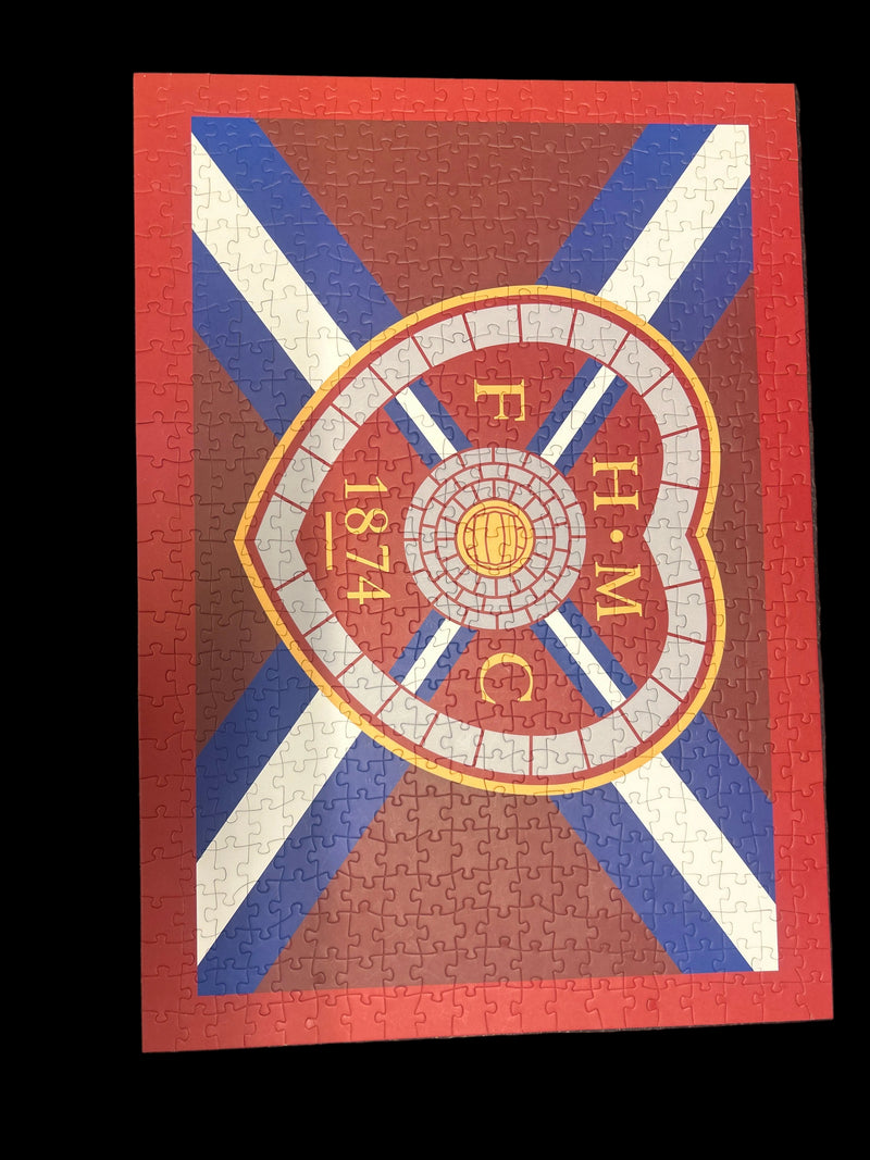 Hearts Flag Jigsaw