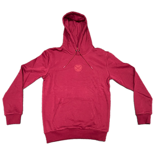 Premium Maroon Hoodie with Maroon Crest