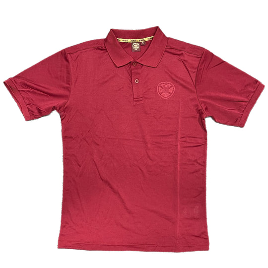 Premium Maroon Polo Shirt with Maroon Crest