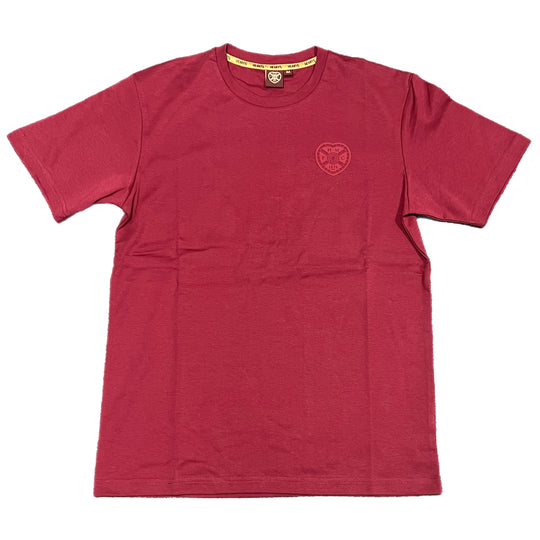 Premium Maroon T-Shirt with Maroon Crest
