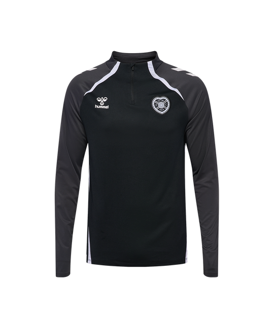 25/26 hmlLEAD 2.0 HALF ZIP ADULT - BLACK/ASPHALT (Training)