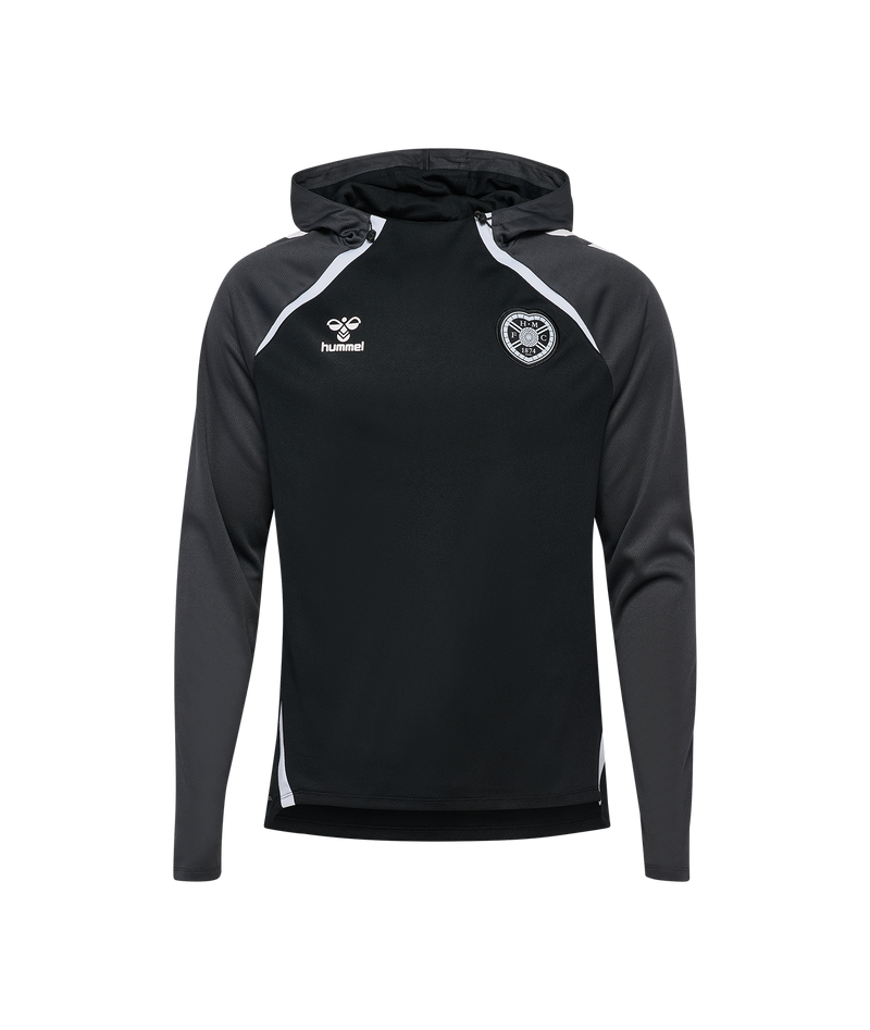 25/26 hmlLEAD 2.0 HOODIE JUNIOR - BLACK/ASPHALT (Training)