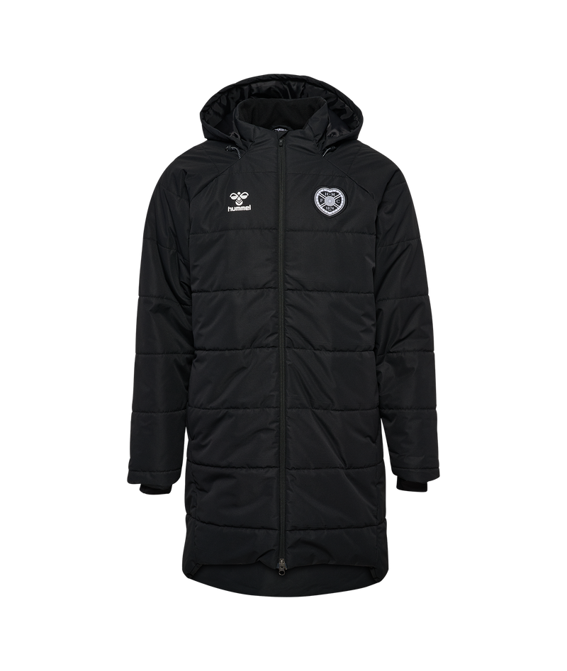 25/26  hmlLEAD 2.0 BENCH JACKET JUNIOR - BLACK (Training)