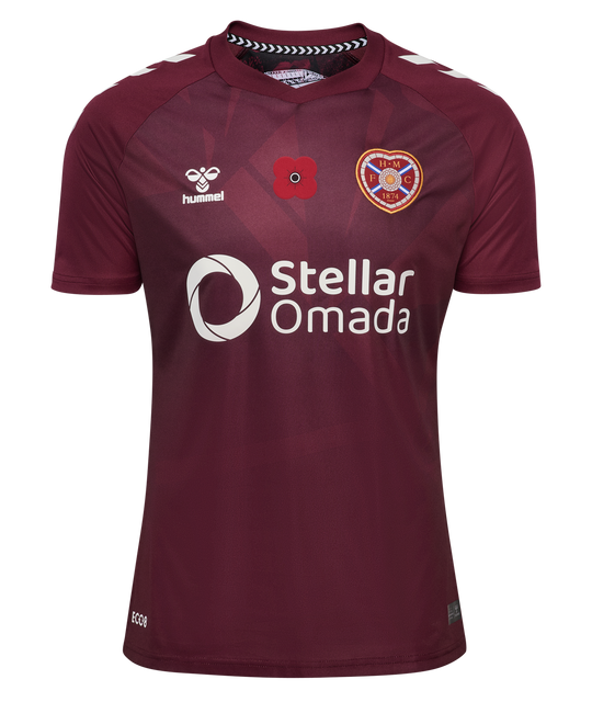 25/26 Home POPPY Embroidered Short Sleeve Adult Jersey