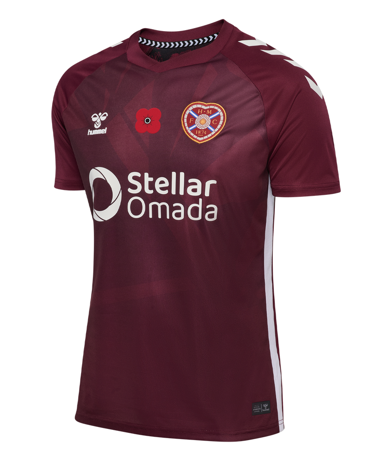 25/26 Home POPPY Embroidered Short Sleeve Adult Jersey