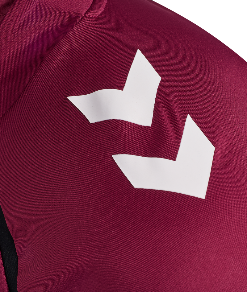 25/26 hmlLEAD 2.0 HALF ZIP UNISEX - MAROON/BLACK (Training)