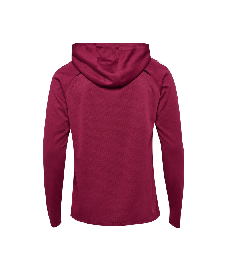 25/26 hmlLEAD 2.0 HOODIE UNISEX - MAROON/BLACK (Training)