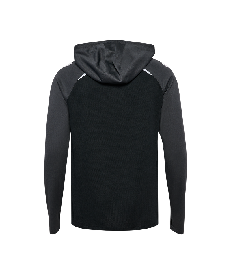 25/26 hmlLEAD 2.0 HOODIE JUNIOR - BLACK/ASPHALT (Training)