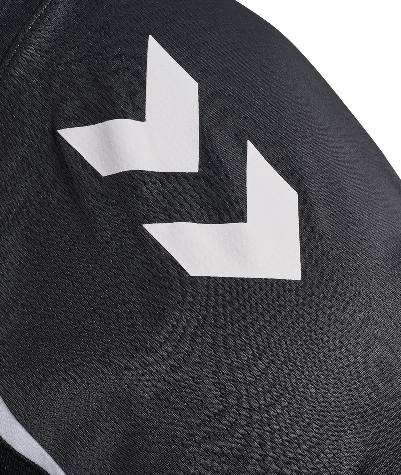 25/26 hmlLEAD 2.0 S/S JERSEY ADULT - BLACK/ASPHALT (Training)