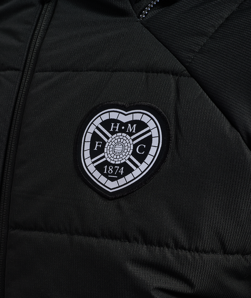 25/26  hmlLEAD 2.0 BENCH JACKET JUNIOR - BLACK (Training)