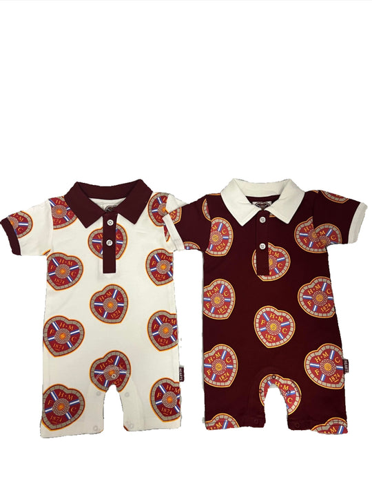 Multi Crest 2 Pack Romper