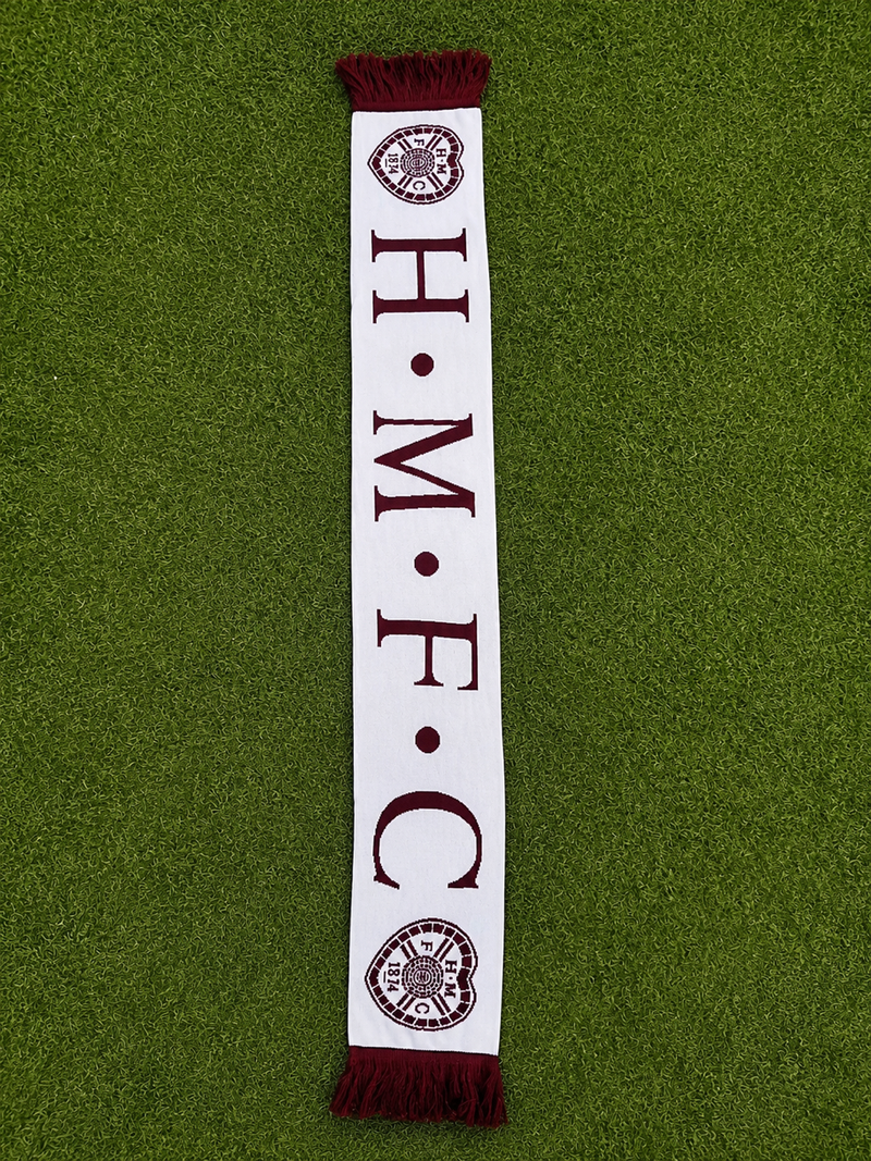 White H.M.F.C Scarf