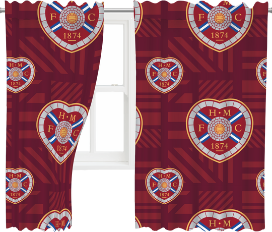 Rotary Bedding Blocks Design - 72" Drop Curtains
