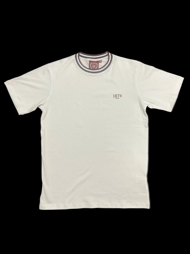 1874 Ringer Tee White