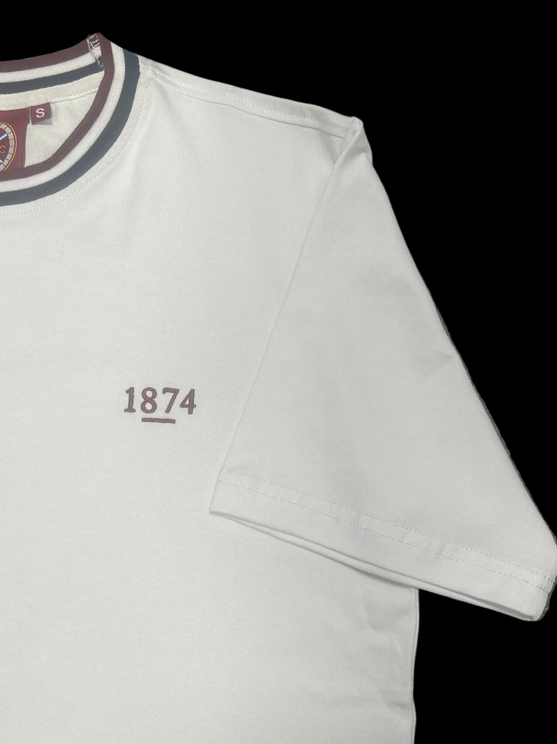 1874 Ringer Tee White