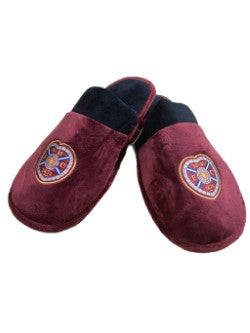 Gents Slippers with Black Band and Club Crest
