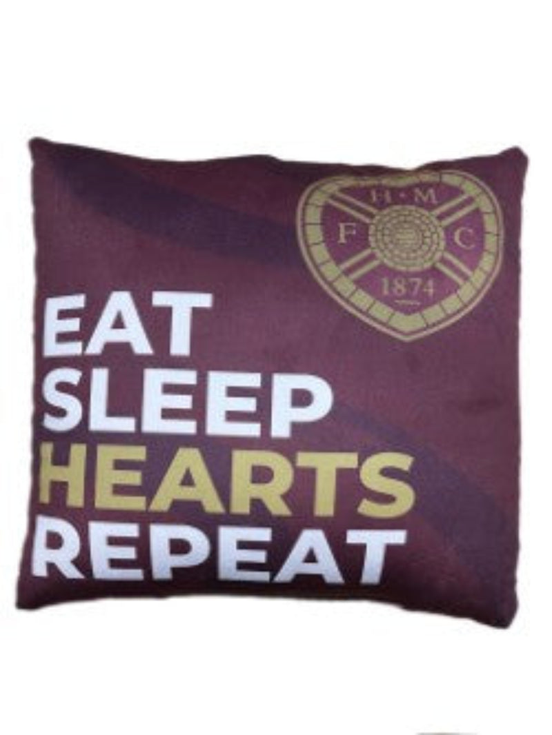 Eat Sleep Hearts Repeat Cushion