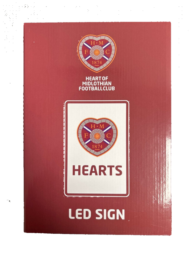LED Sign - Hearts and Crest Detail