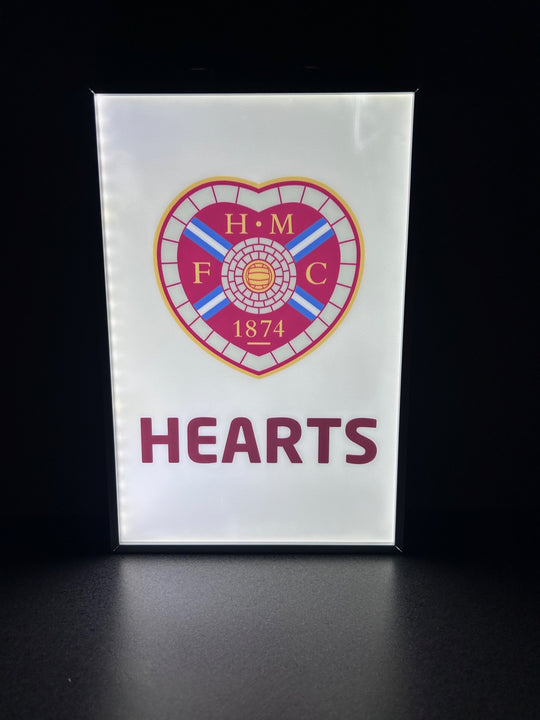 LED Sign - Hearts and Crest Detail
