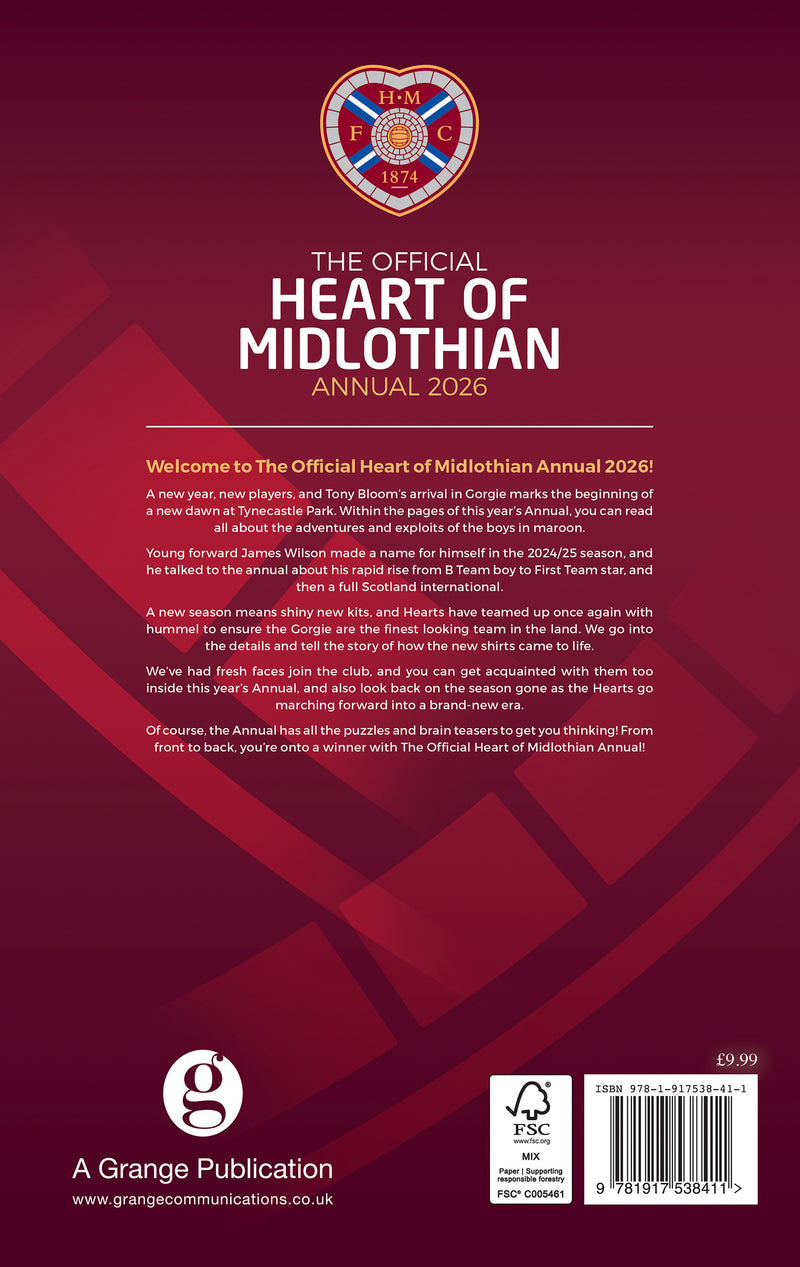 The Official Heart of Midlothian Annual 2026